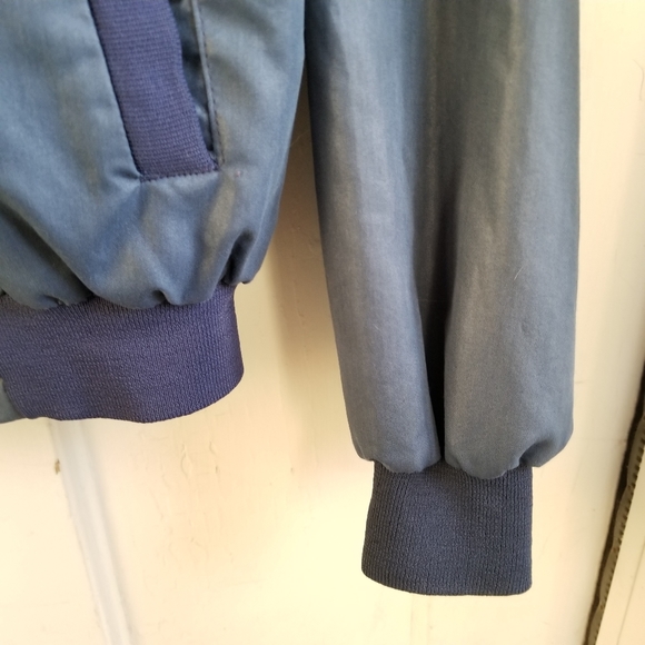 Vintage 80's King Louis ProFit Blue Zip Up Jacket, Sz L - Picture 5 of 11